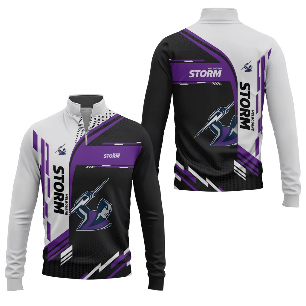 Melbourne Storm Quarter-zip Pullover SC036