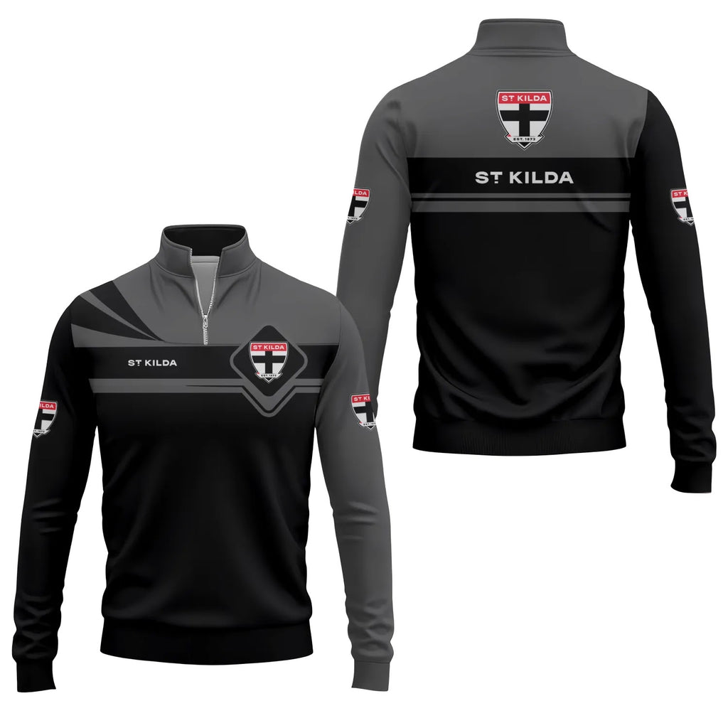 St Kilda Saints Quarter-zip Pullover SC066