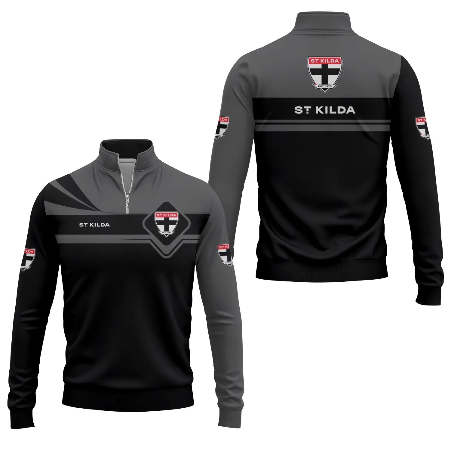St Kilda Saints Quarter-zip Pullover SC066