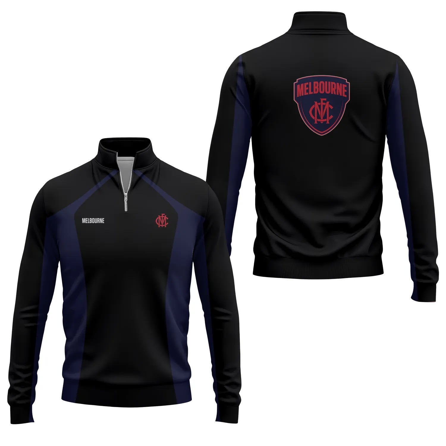 Melbourne Demons Quarter-zip Pullover SC048