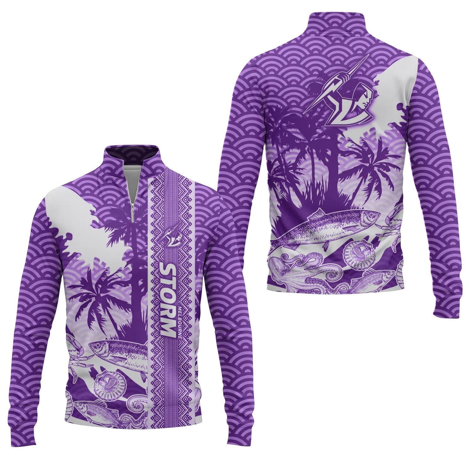 Melbourne Storm Quarter-zip Pullover SHW038