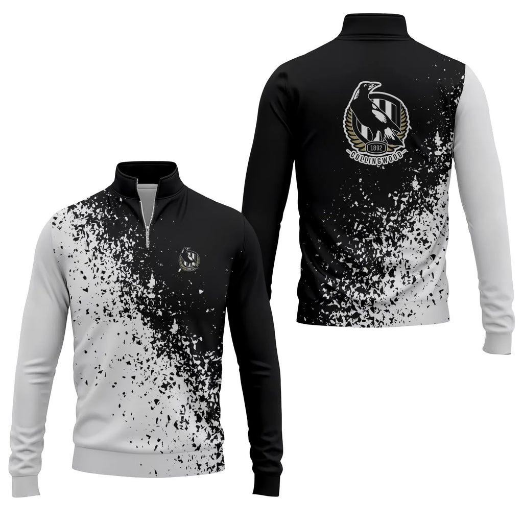 Collingwood Magpies Quarter-zip Pullover SC070