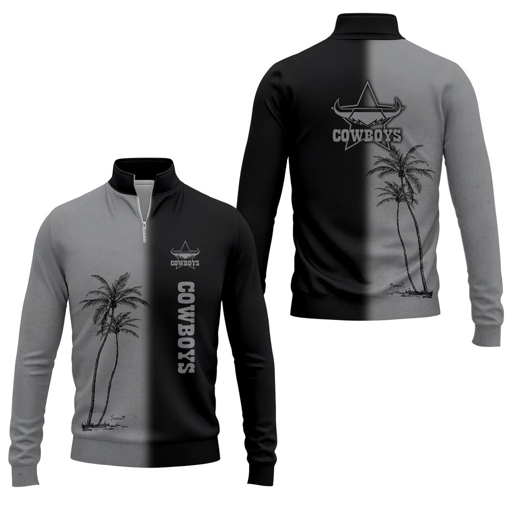 North Queensland Cowboys Quarter-zip Pullover SHW037