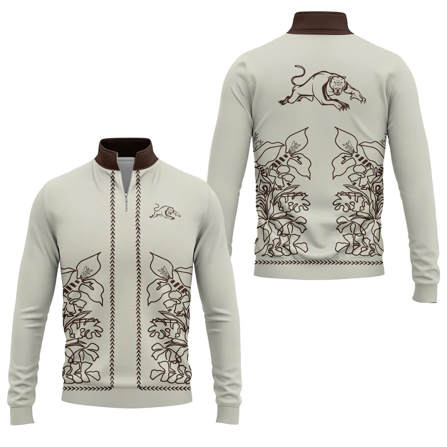 Penrith Panthers Quarter-zip Pullover SHW064