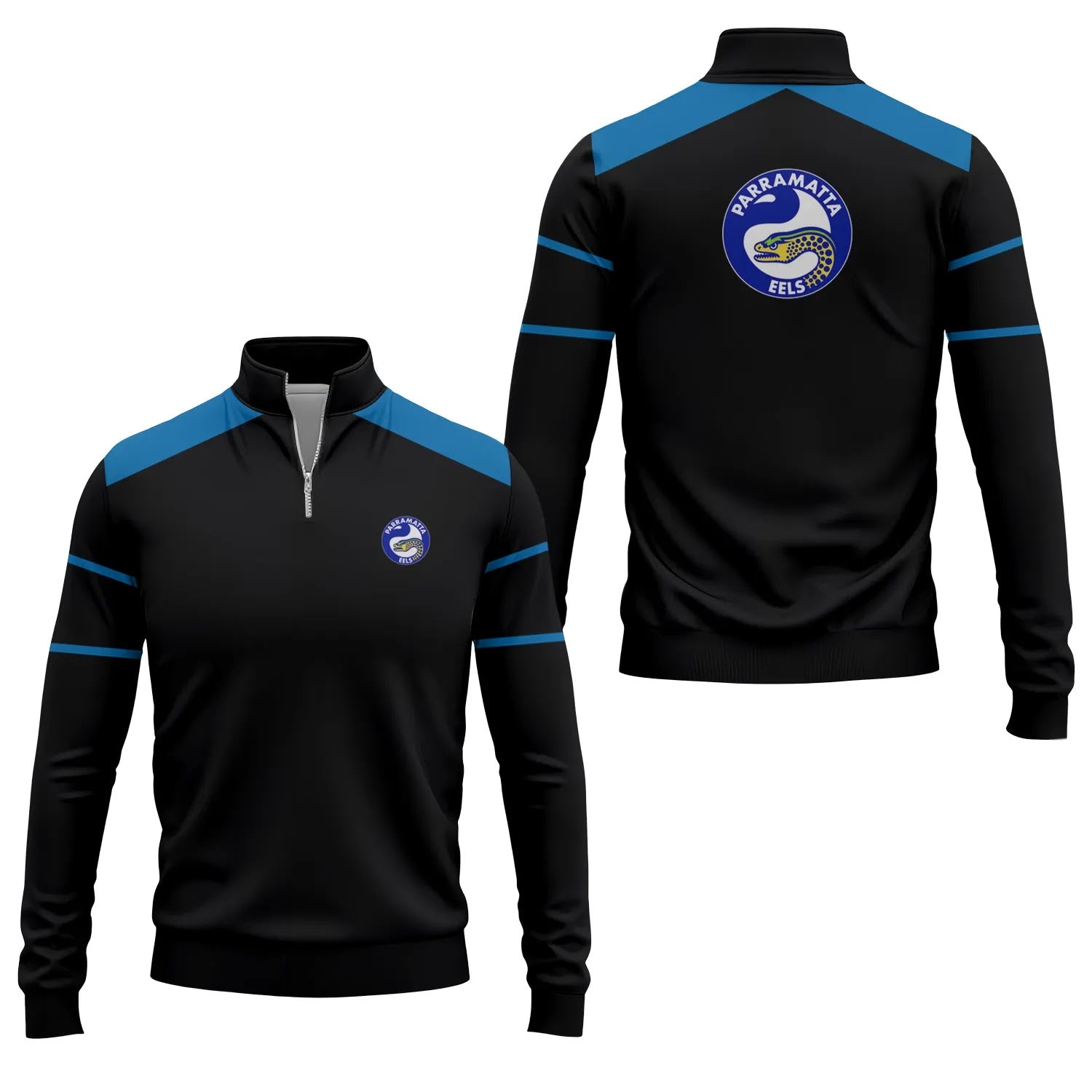 Parramatta Eels Quarter-zip Pullover SC041