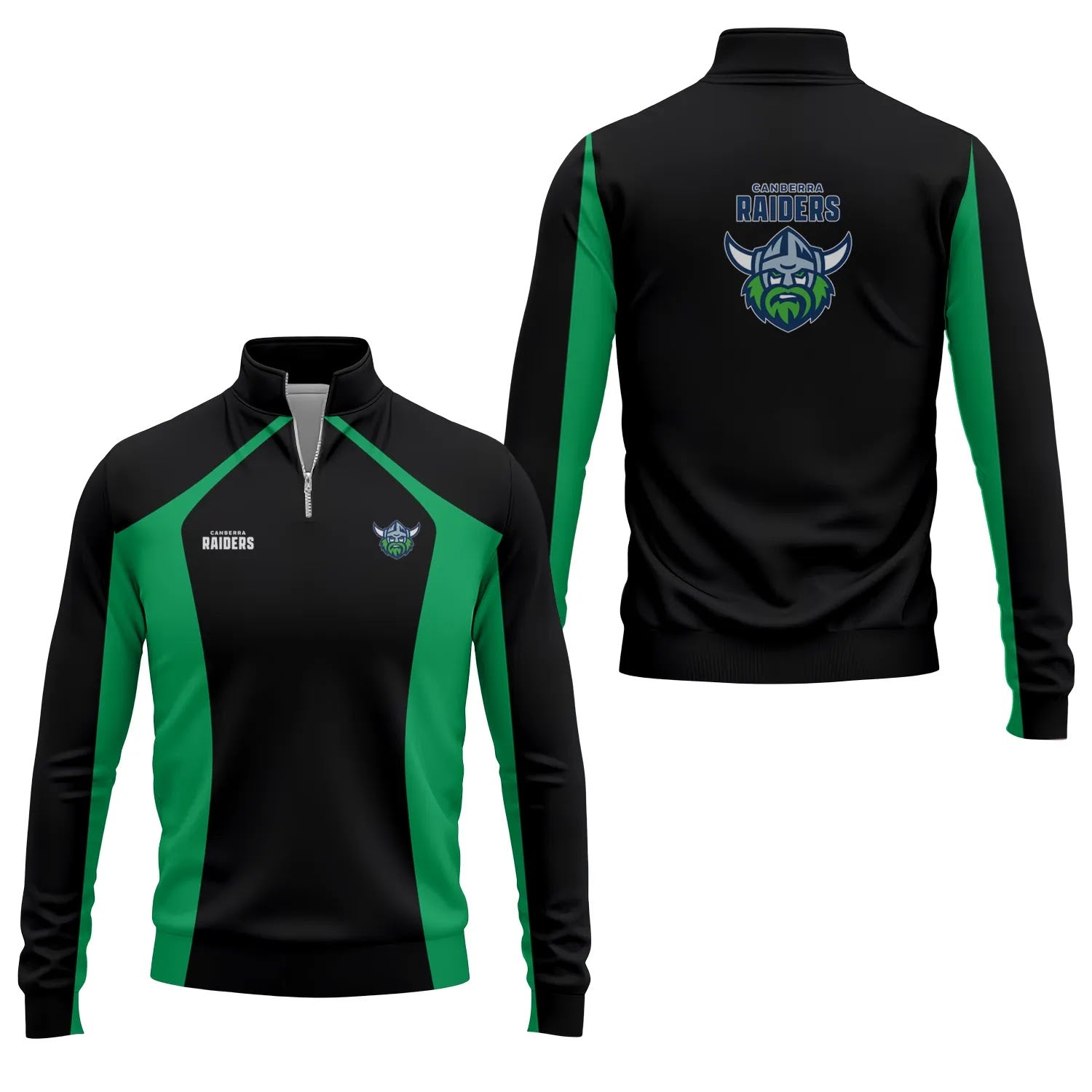 Canberra Raiders Quarter-zip Pullover SC048