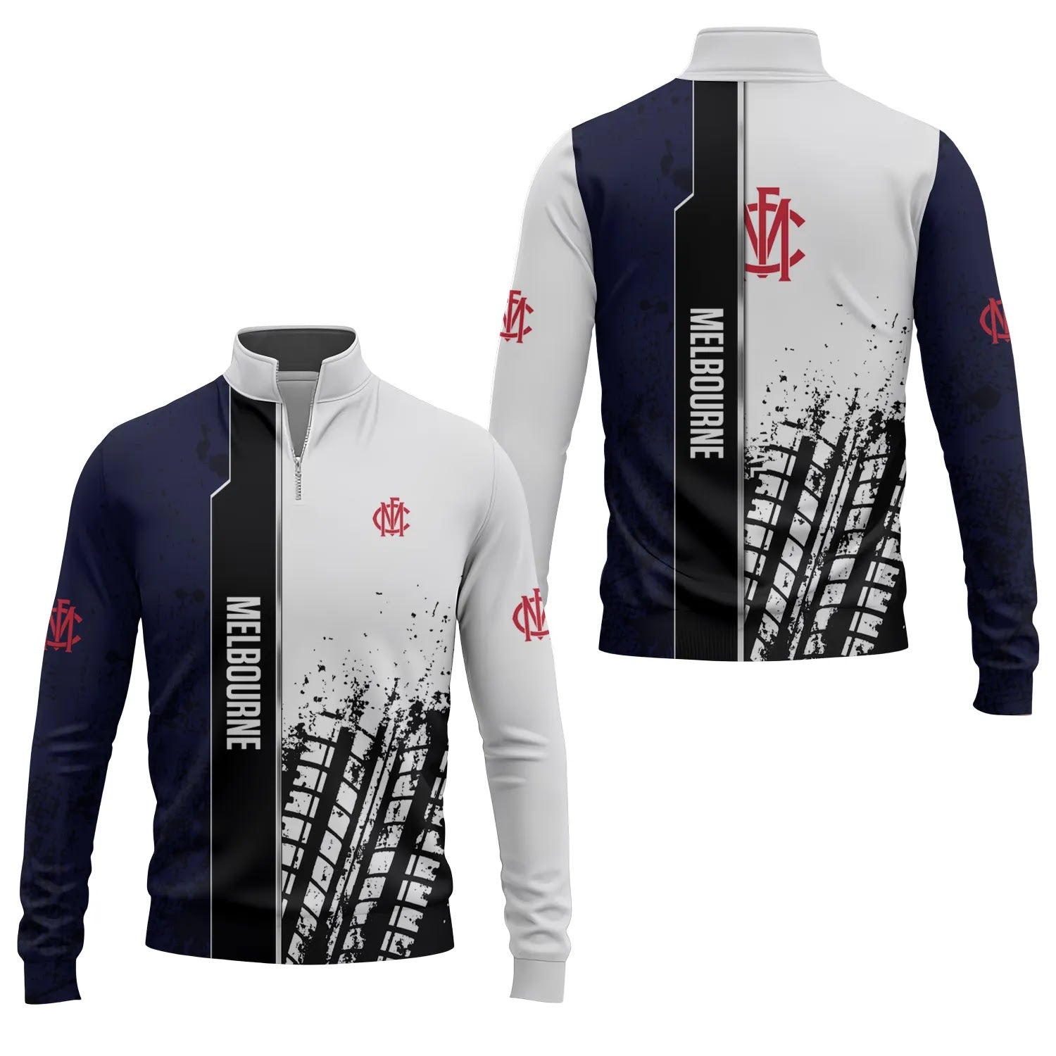 Melbourne Demons Quarter-zip Pullover SC039