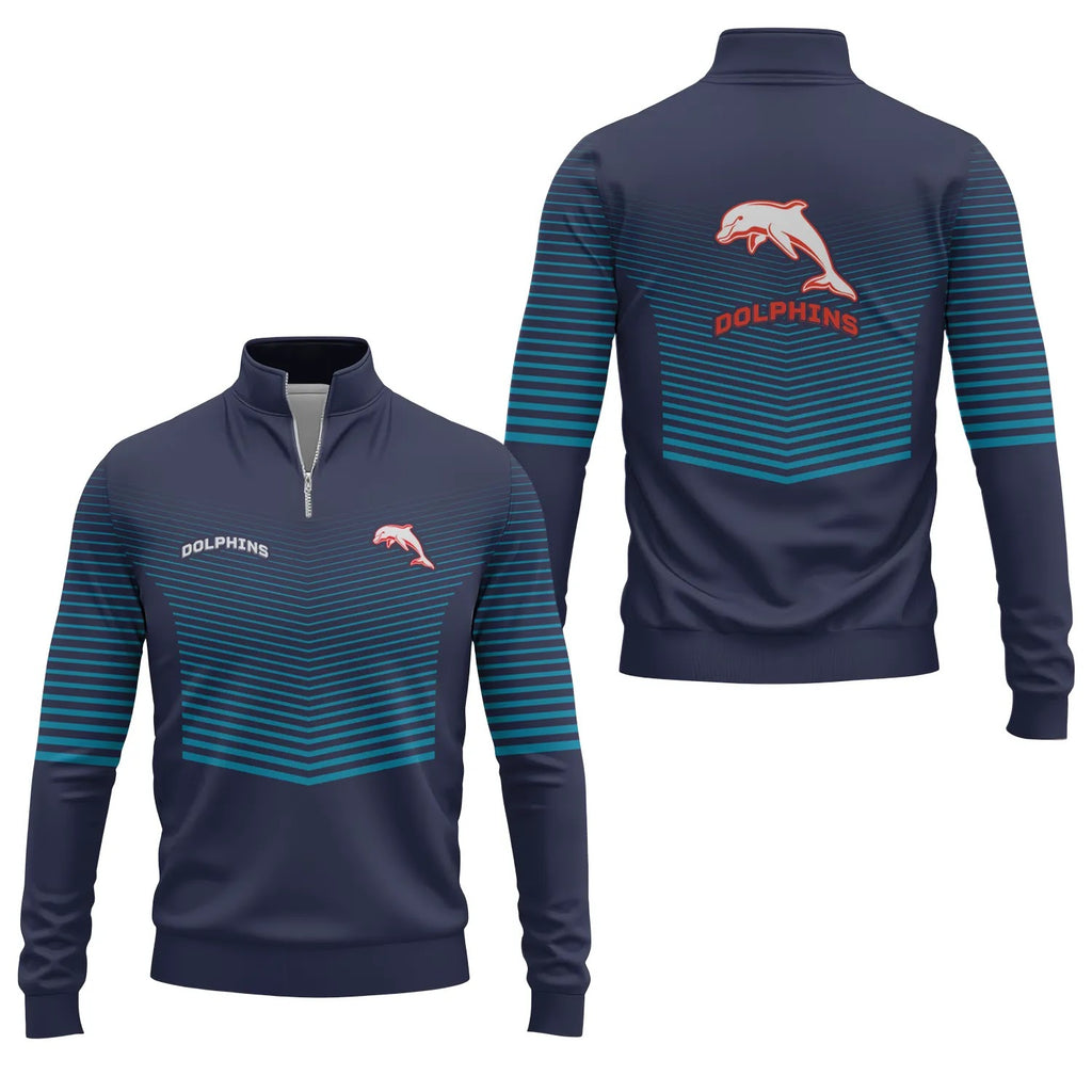 Dolphins Quarter-zip Pullover SC099