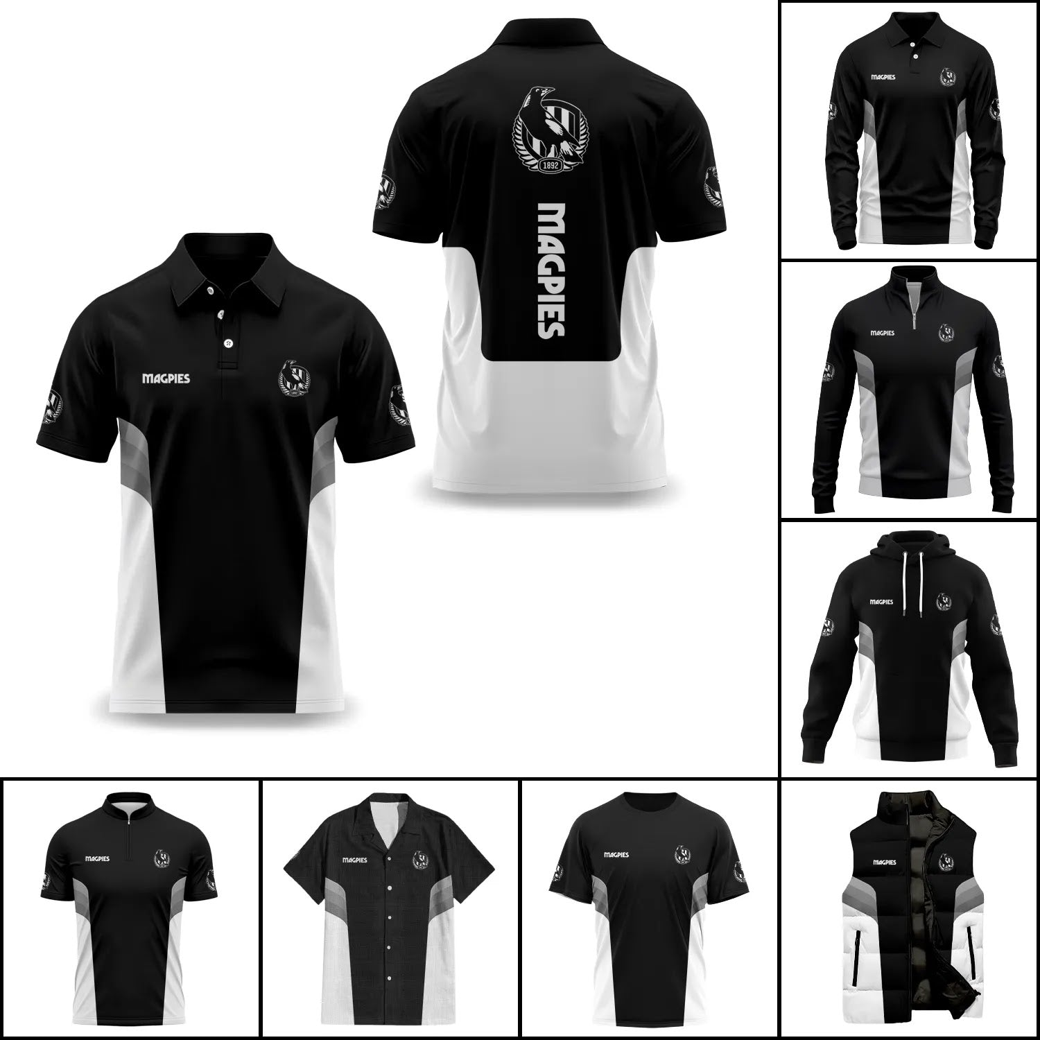 Collingwood Magpies Apparels SC043