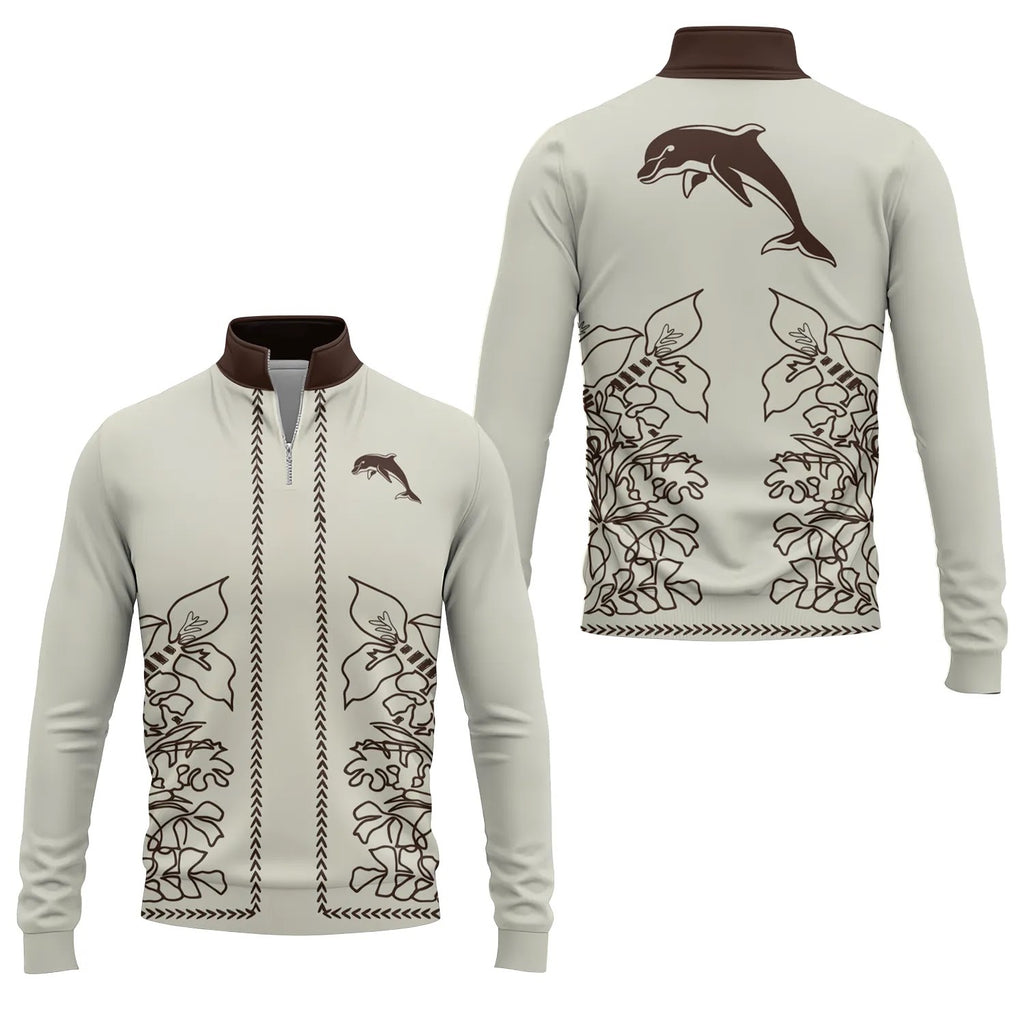 Dolphins Quarter-zip Pullover SHW064