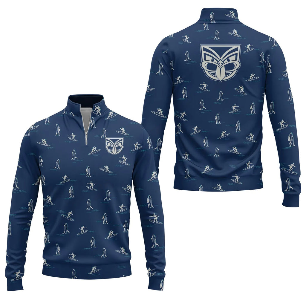 New Zealand Warriors Quarter-zip Pullover SHW011
