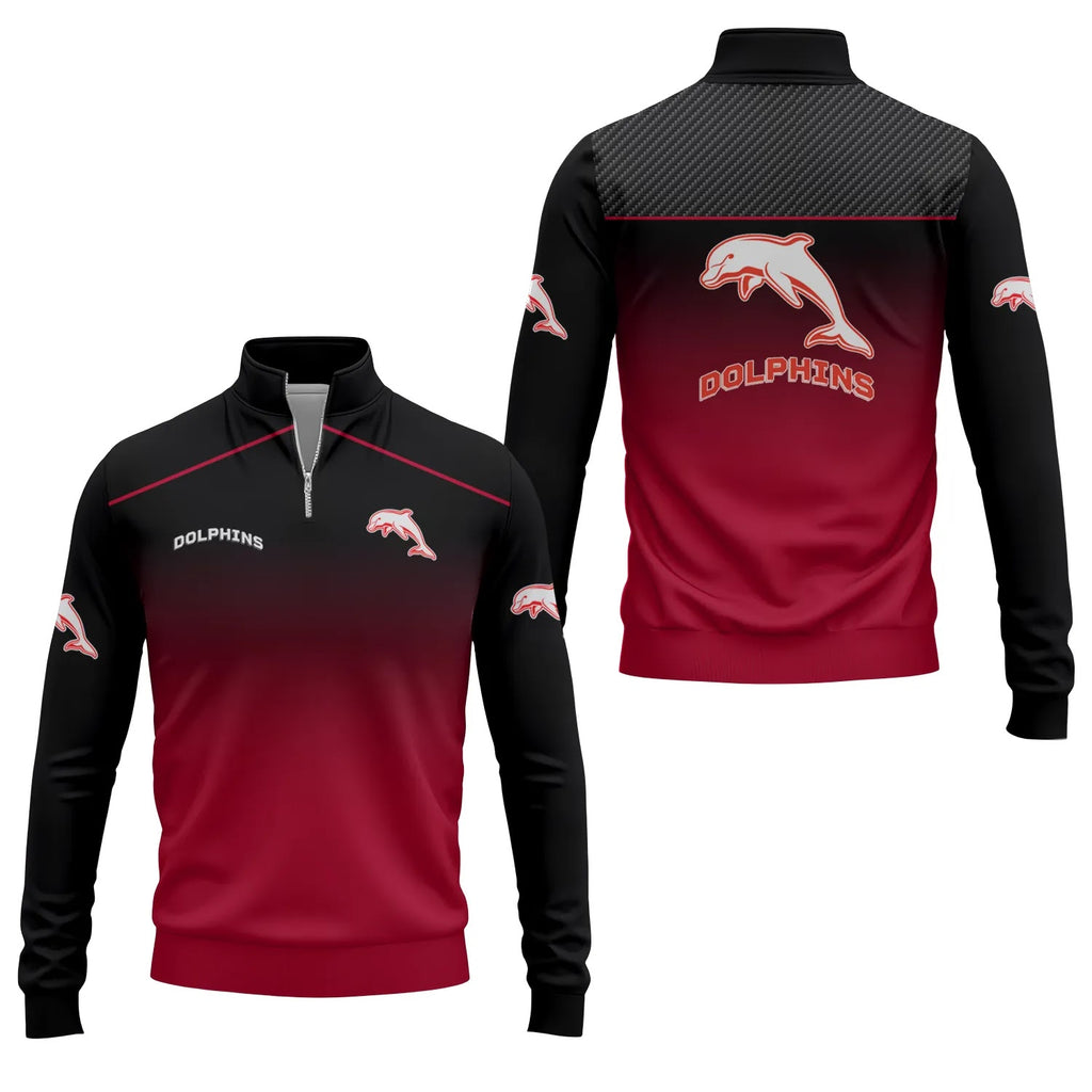 Dolphins Quarter-zip Pullover SC001
