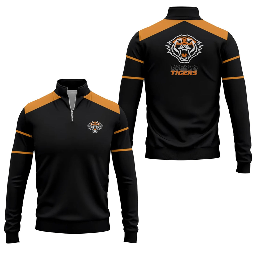 Wests Tigers Quarter-zip Pullover SC041