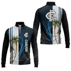 Carlton Blues Quarter-zip Pullover SHW036