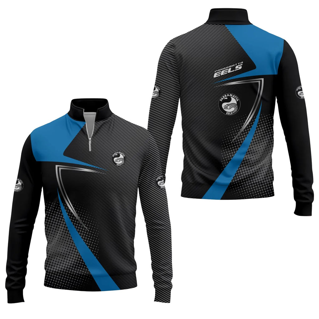 Parramatta Eels Quarter-zip Pullover SC059