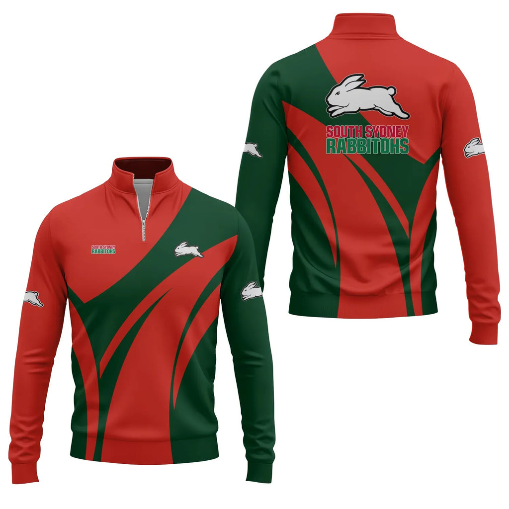 South Sydney Rabbitohs Quarter-zip Pullover SC022