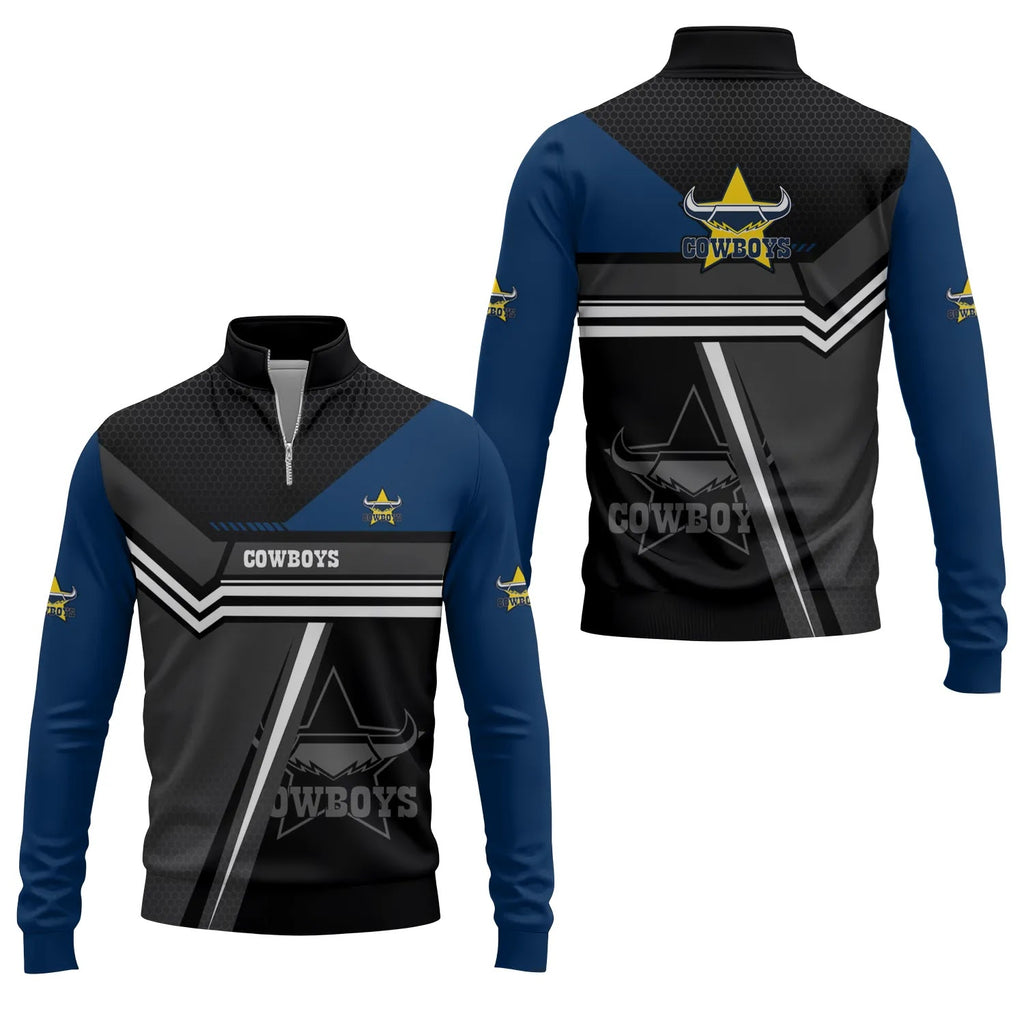 North Queensland Cowboys Quarter-zip Pullover SC071