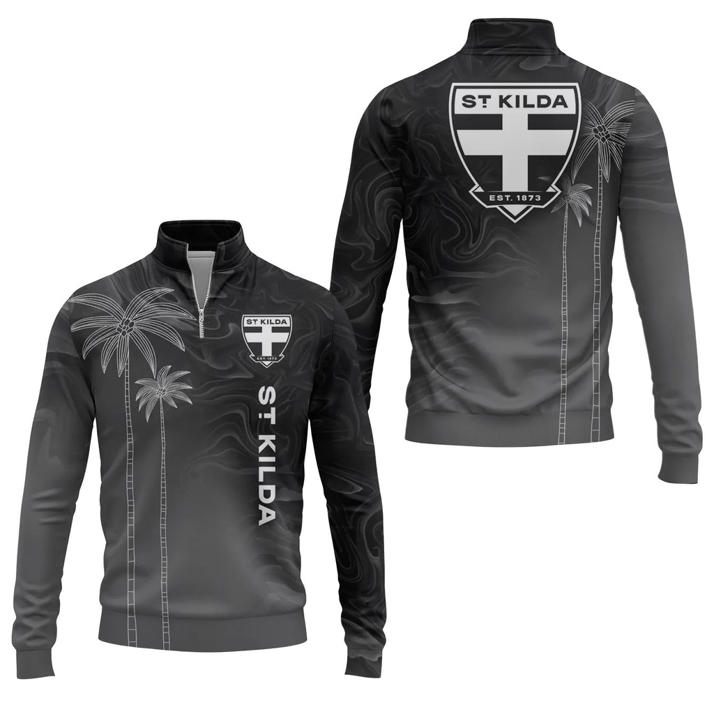 St Kilda Saints Quarter-zip Pullover SHW070