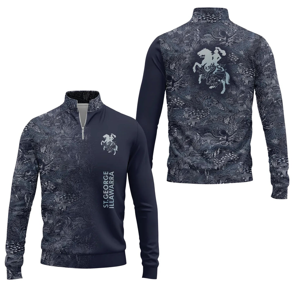 St George Illawarra Dragons Quarter-zip Pullover SHW006