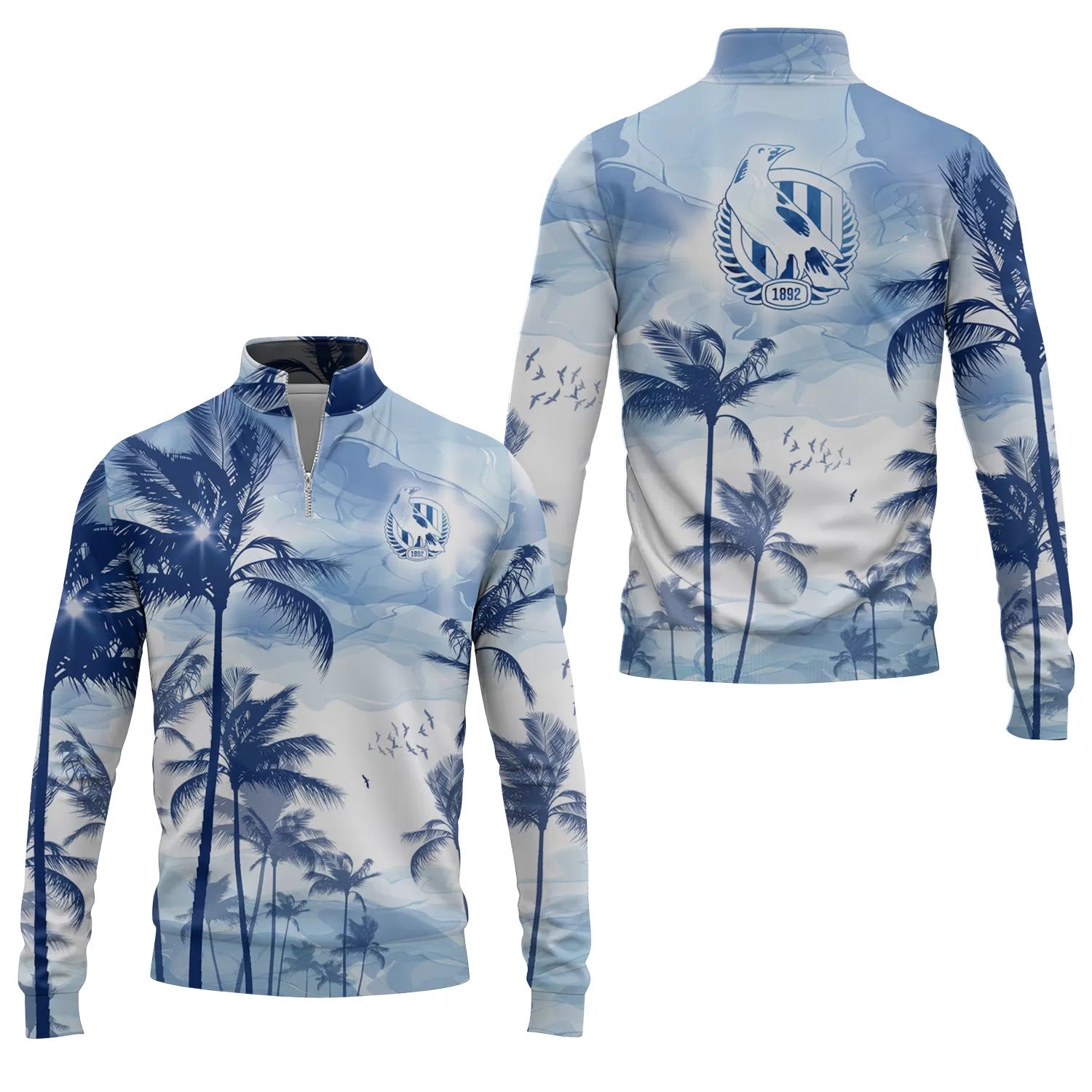 Collingwood Magpies Quarter-zip Pullover SHW004