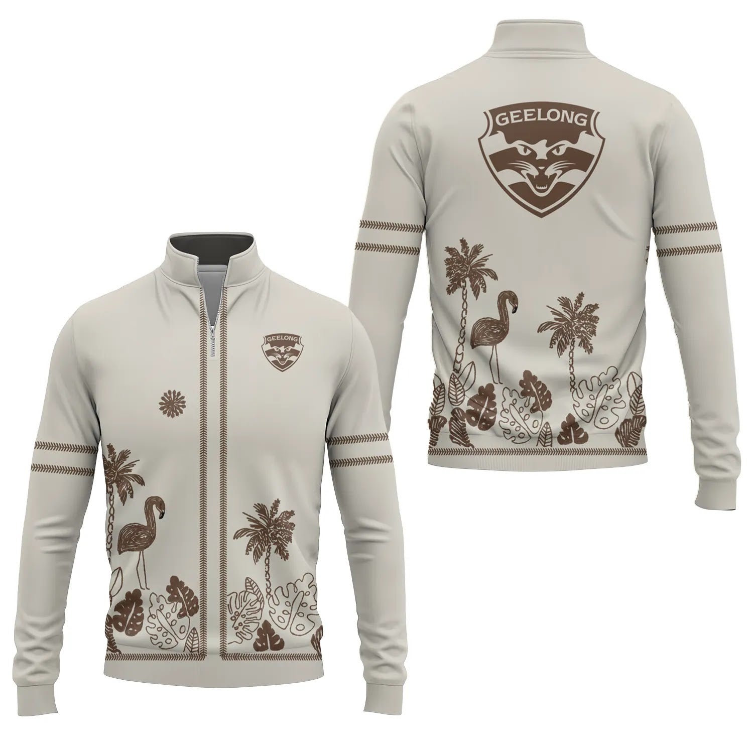 Geelong Cats Quarter-zip Pullover SHW044