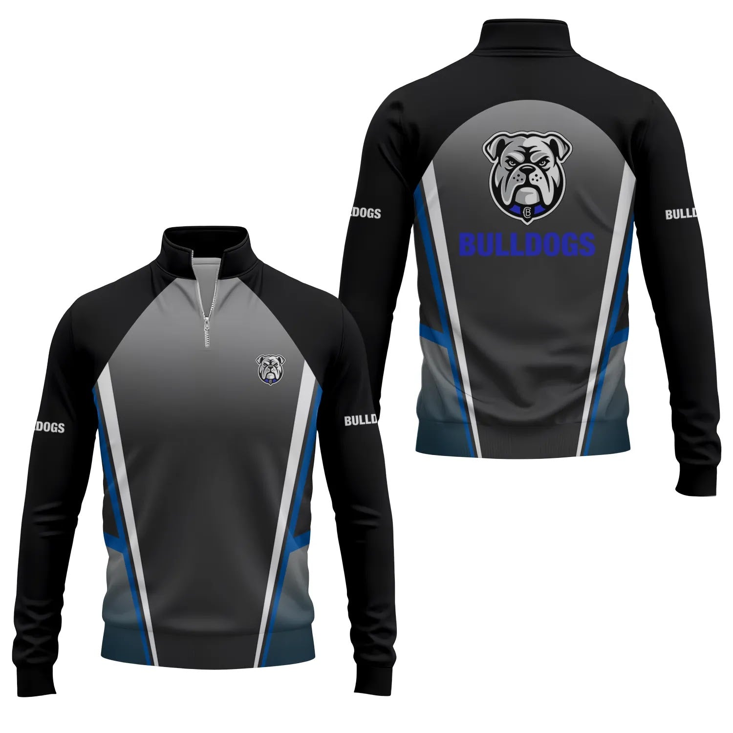 Canterbury-Bankstown Bulldogs Quarter-zip Pullover SC037