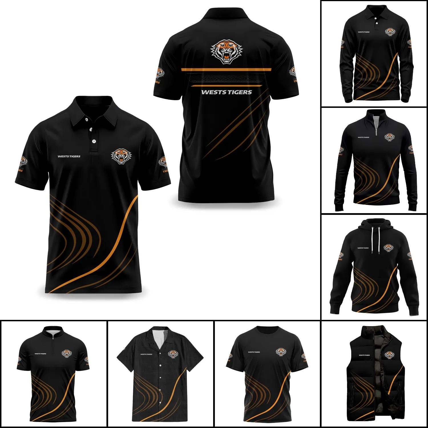 Wests Tigers Apparels SC024