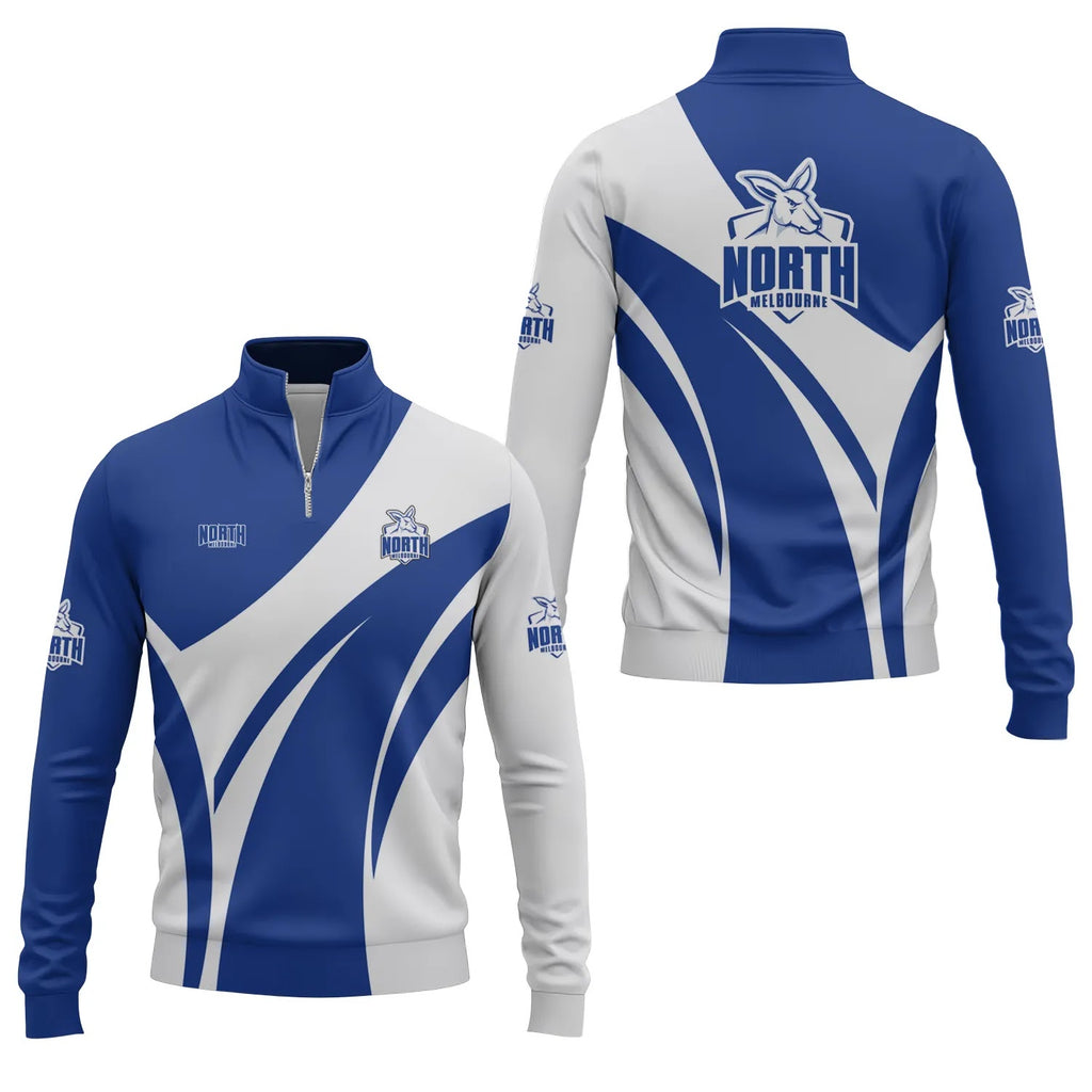 North Melbourne Kangaroos Quarter-zip Pullover SC022
