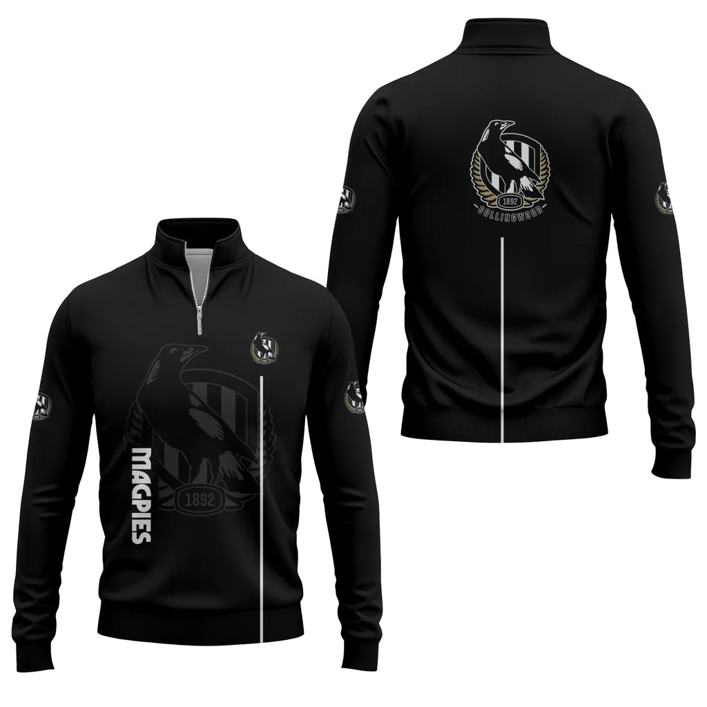 Collingwood Magpies Quarter-zip Pullover SC077
