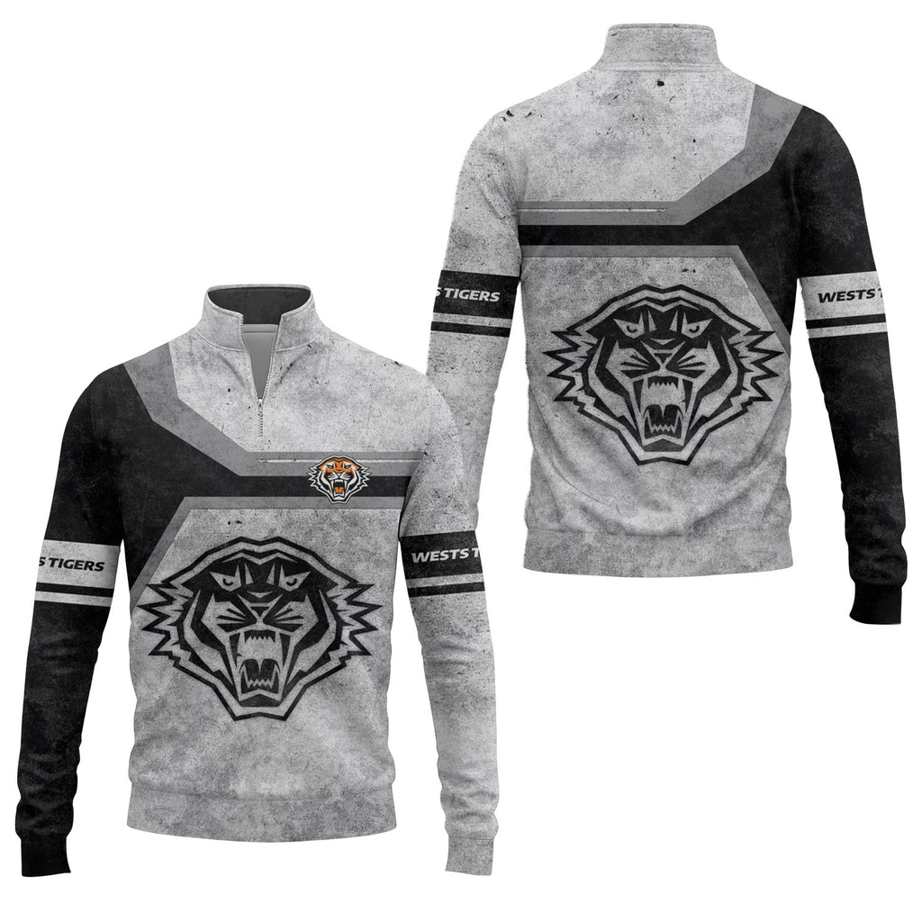 Wests Tigers Quarter-zip Pullover SC086