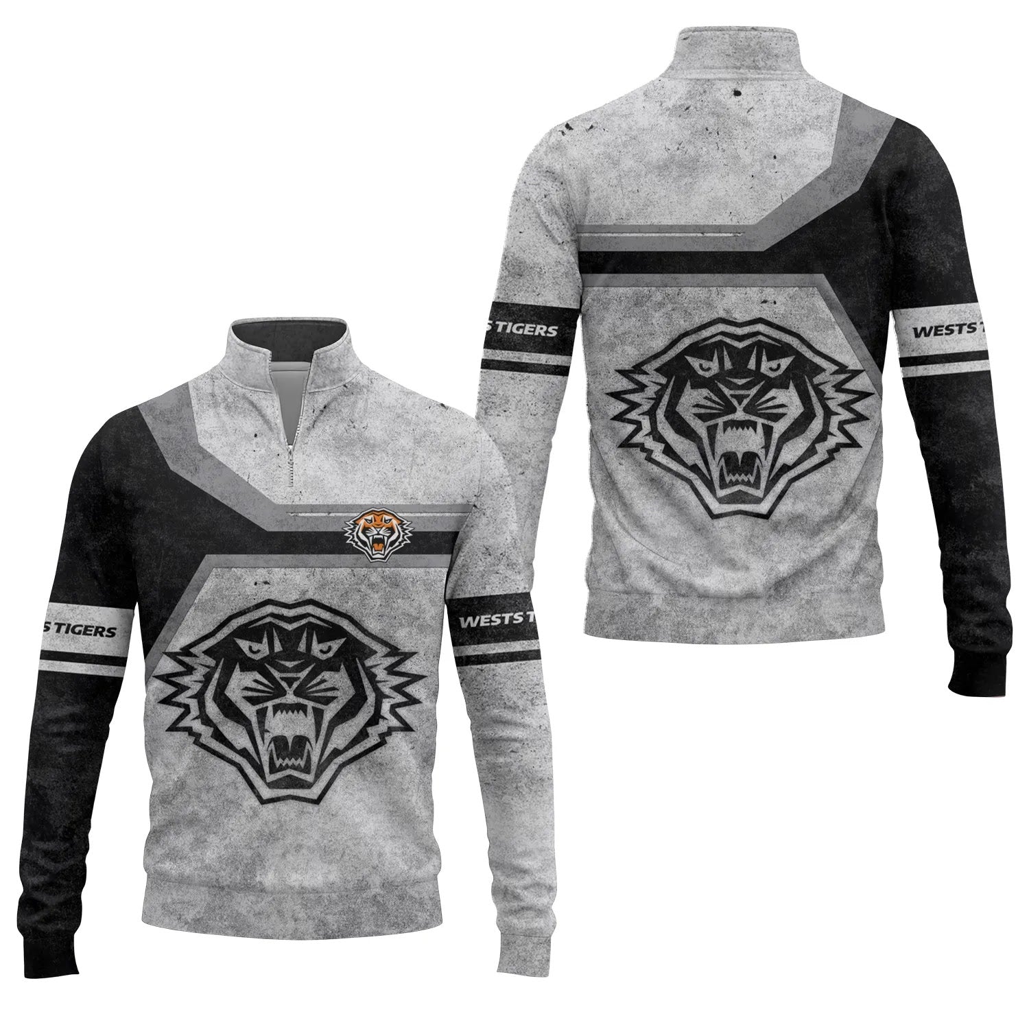 Wests Tigers Quarter-zip Pullover SC086