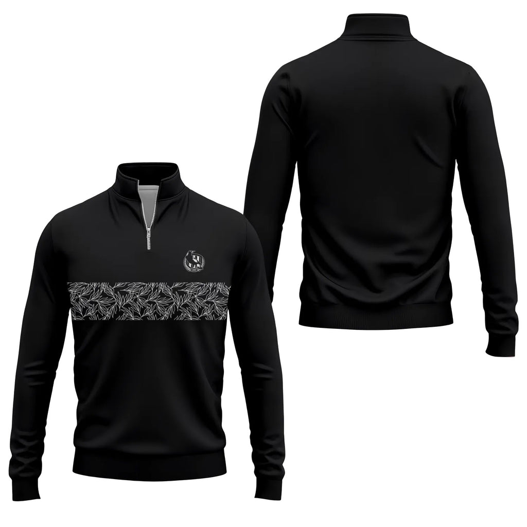 Collingwood Magpies Quarter-zip Pullover SC104