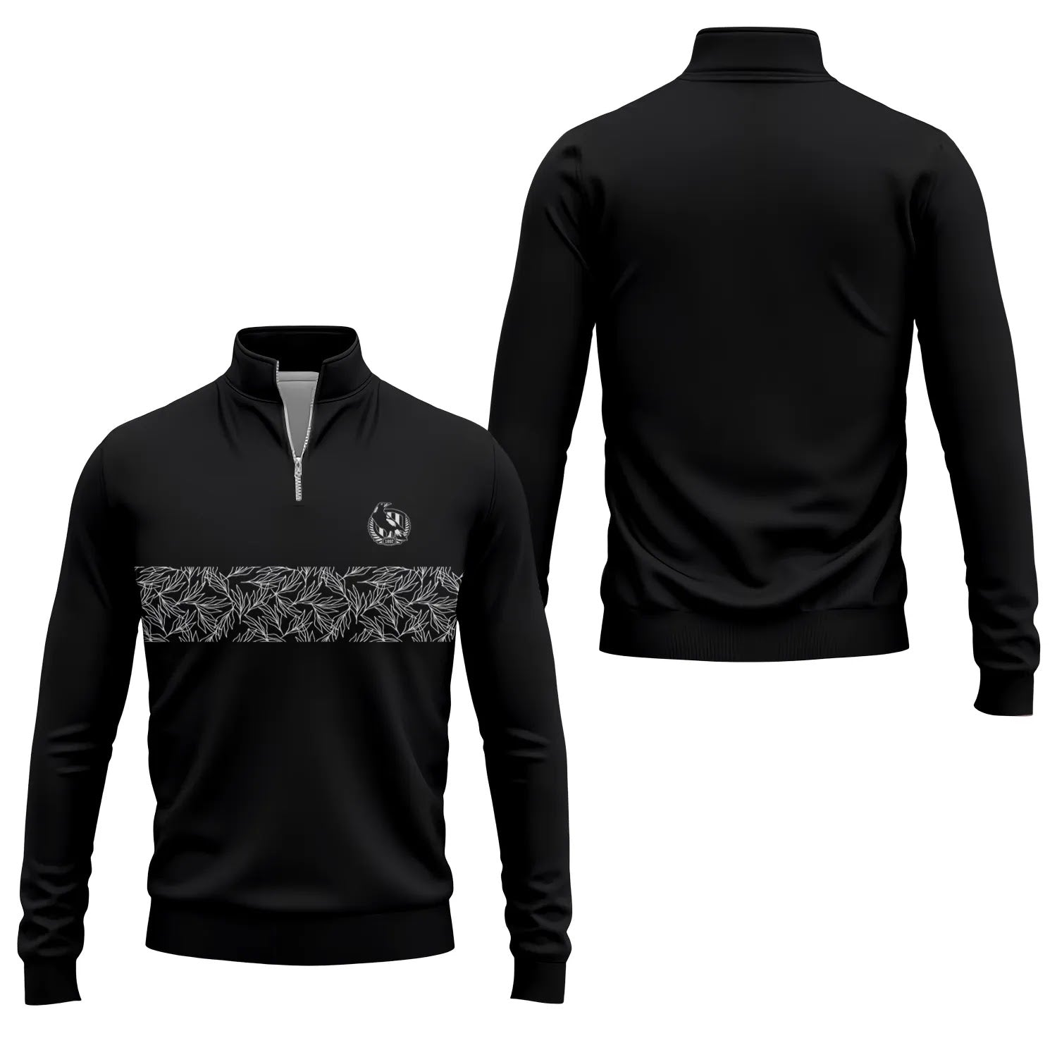 Collingwood Magpies Quarter-zip Pullover SC104