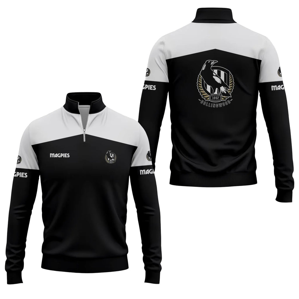 Collingwood Magpies Quarter-zip Pullover SC031