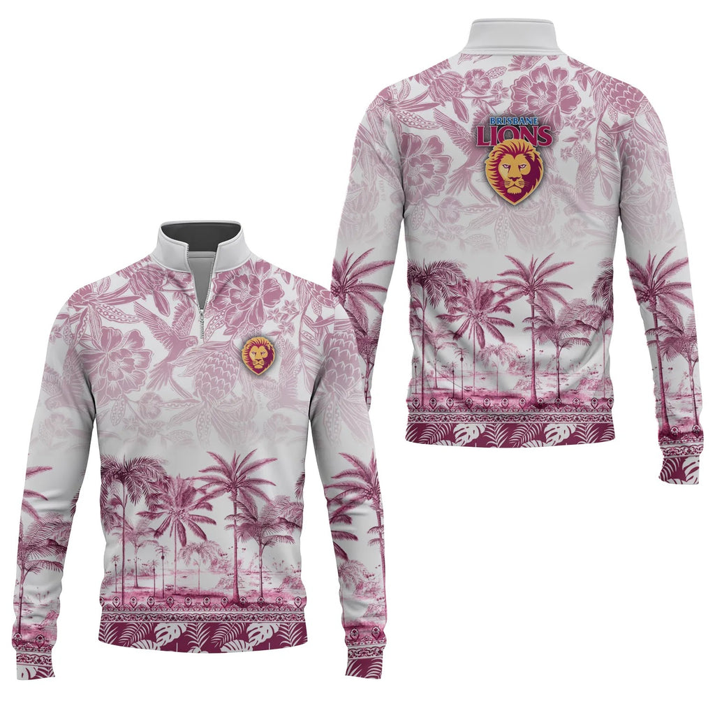 Brisbane Lions Quarter-zip Pullover SC045