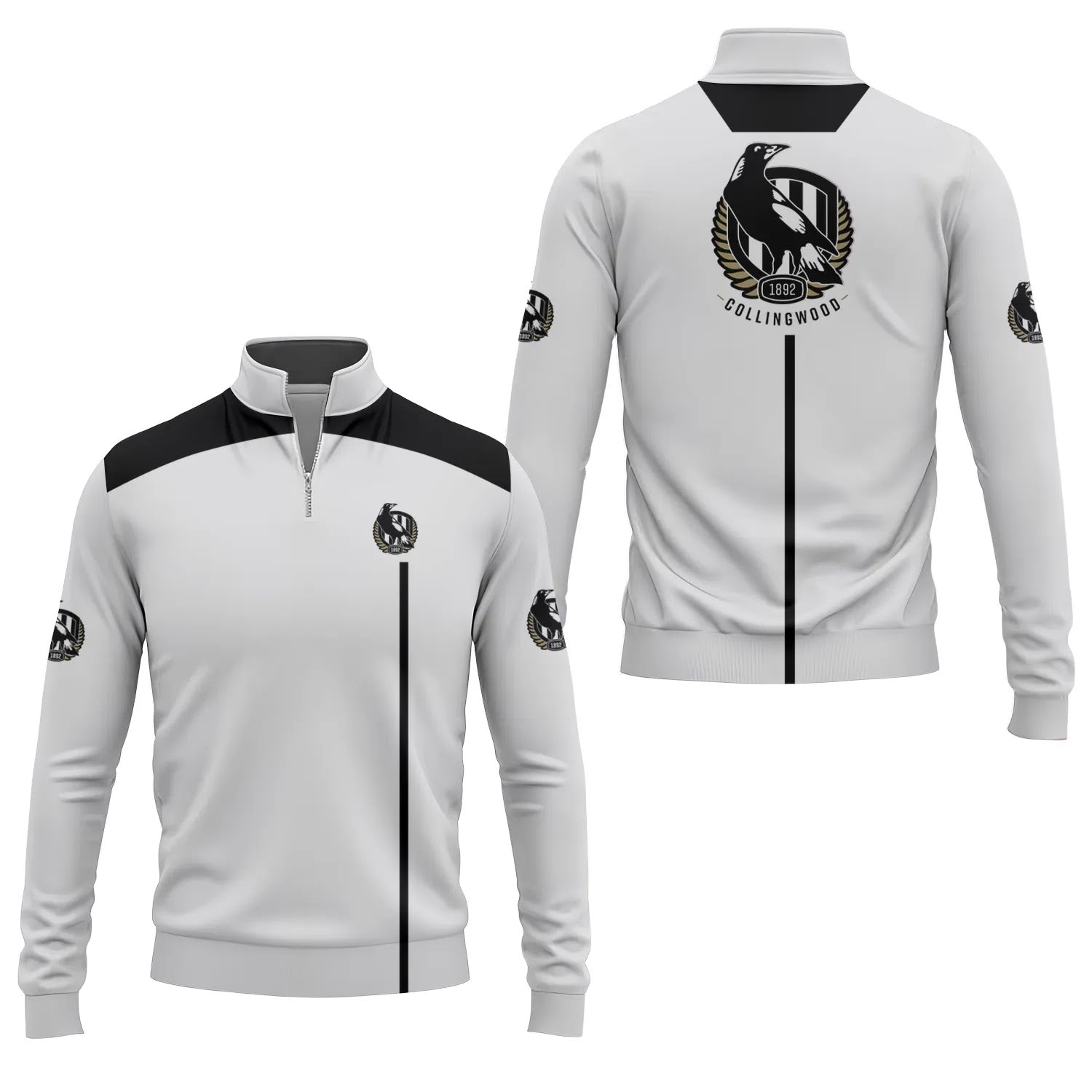 Collingwood Magpies Quarter-zip Pullover SC021