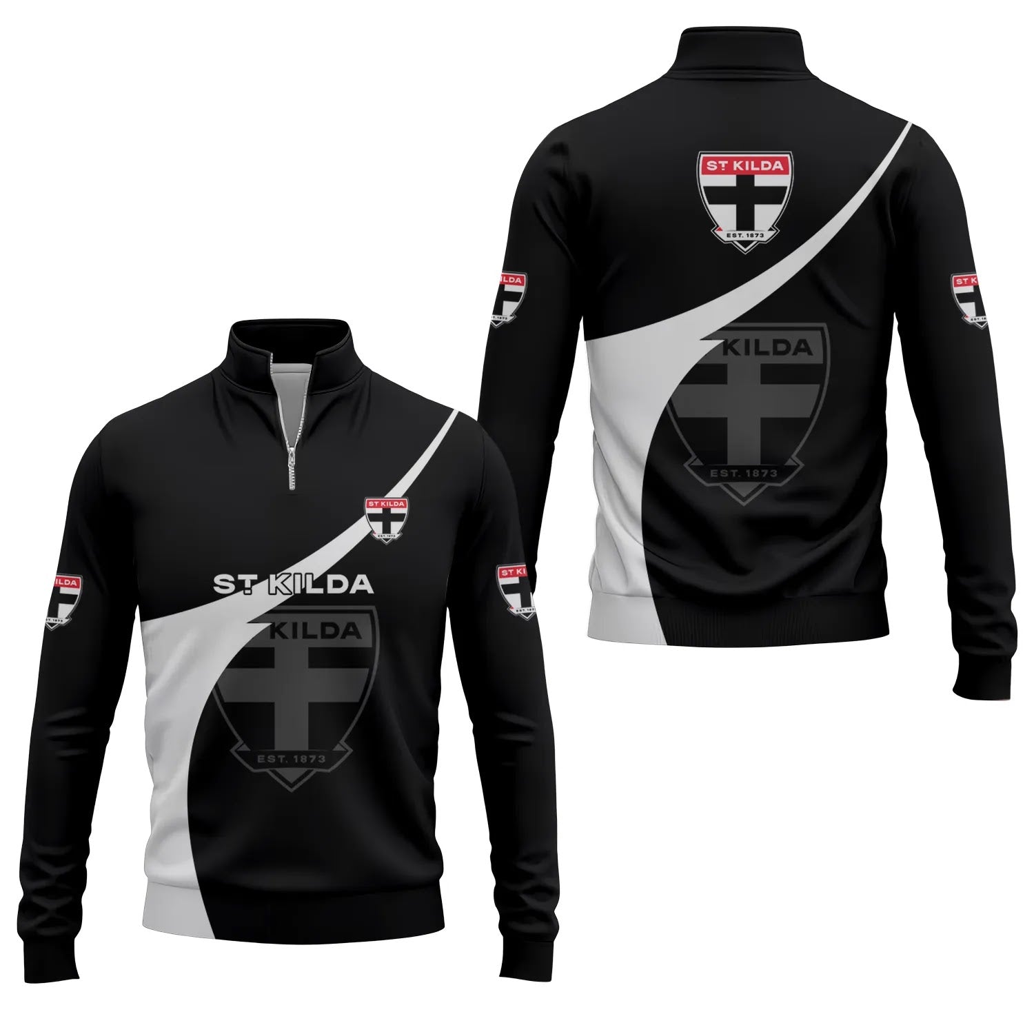 St Kilda Saints Quarter-zip Pullover SC038