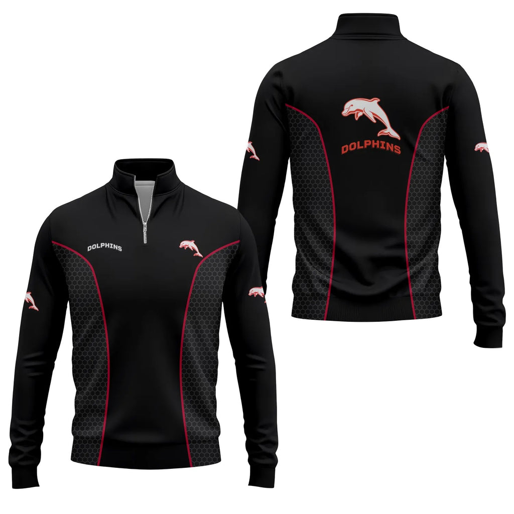 Dolphins Quarter-zip Pullover SC072