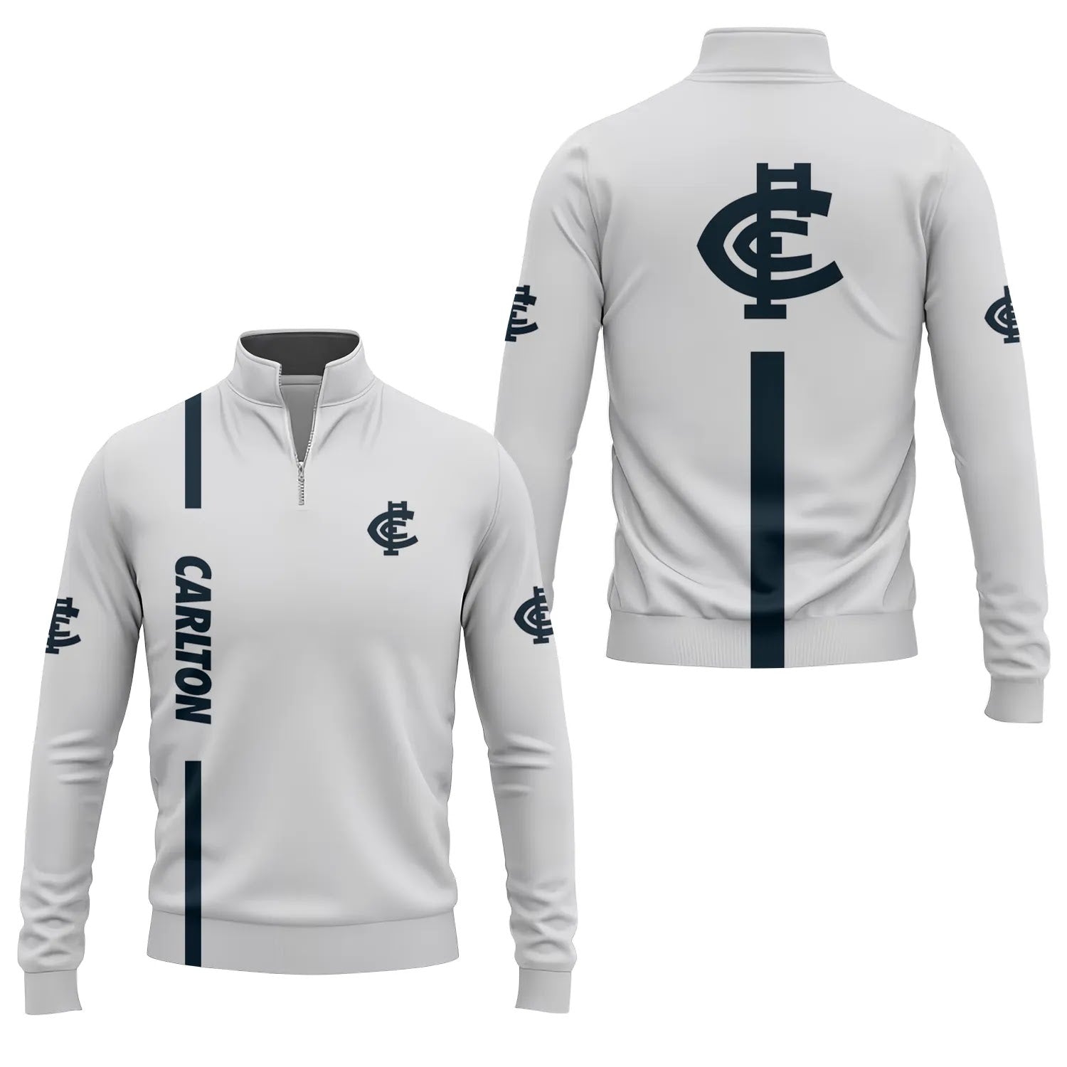 Carlton Blues Quarter-zip Pullover SC005