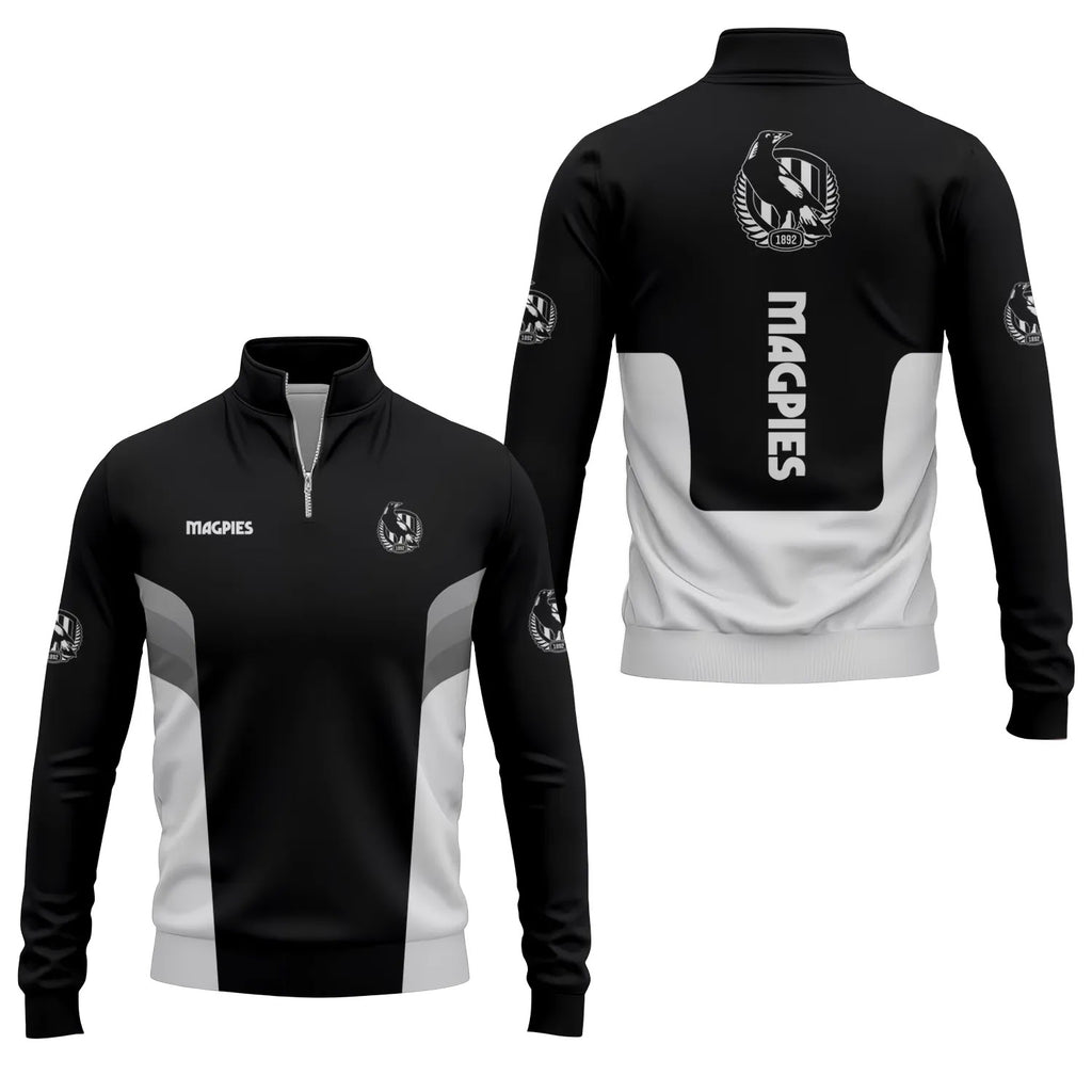 Collingwood Magpies Quarter-zip Pullover SC043