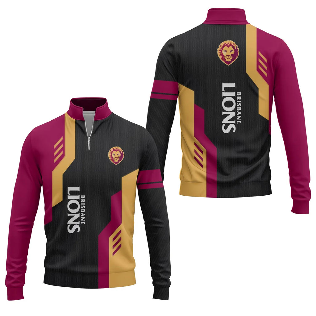 Brisbane Lions Quarter-zip Pullover SC029