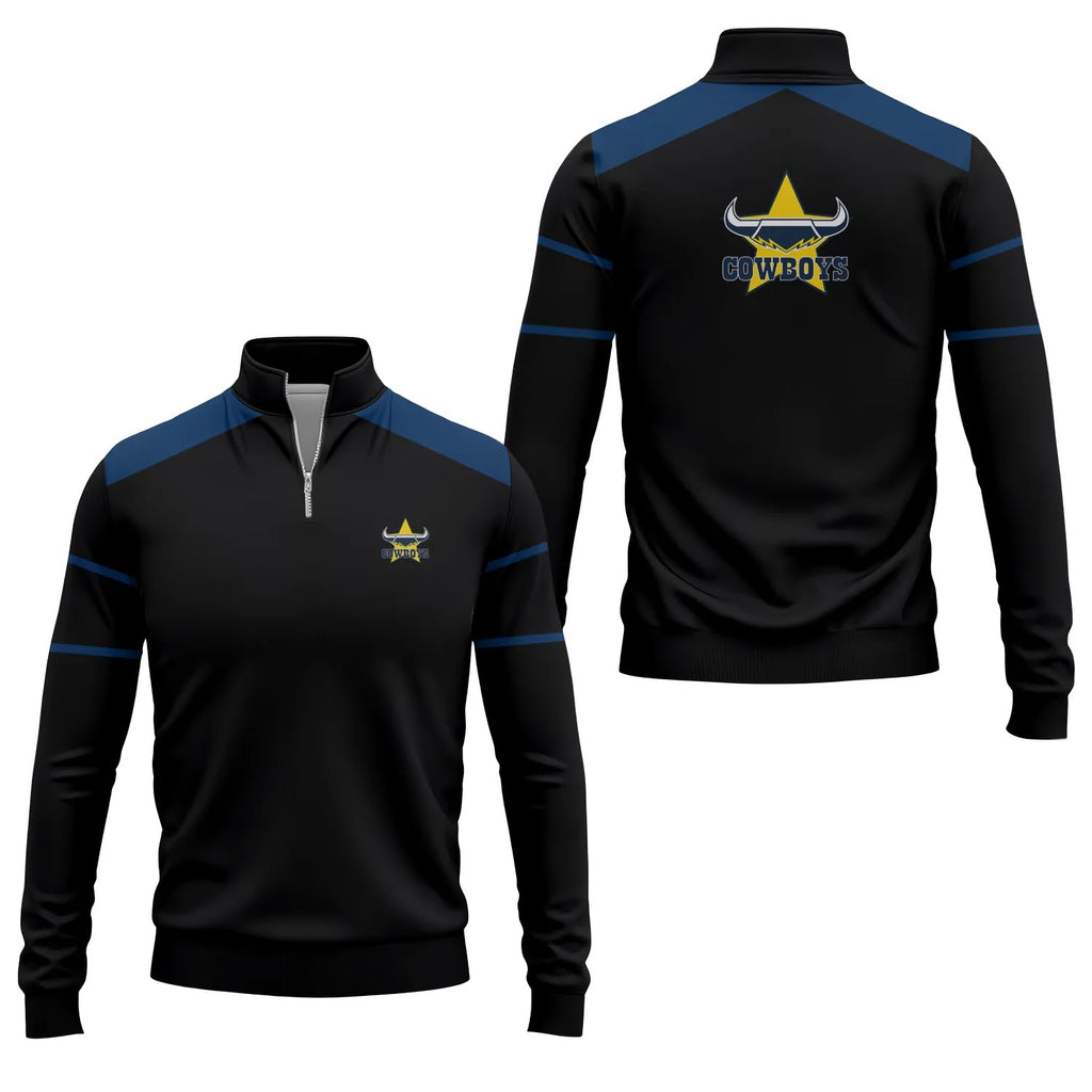 North Queensland Cowboys Quarter-zip Pullover SC041