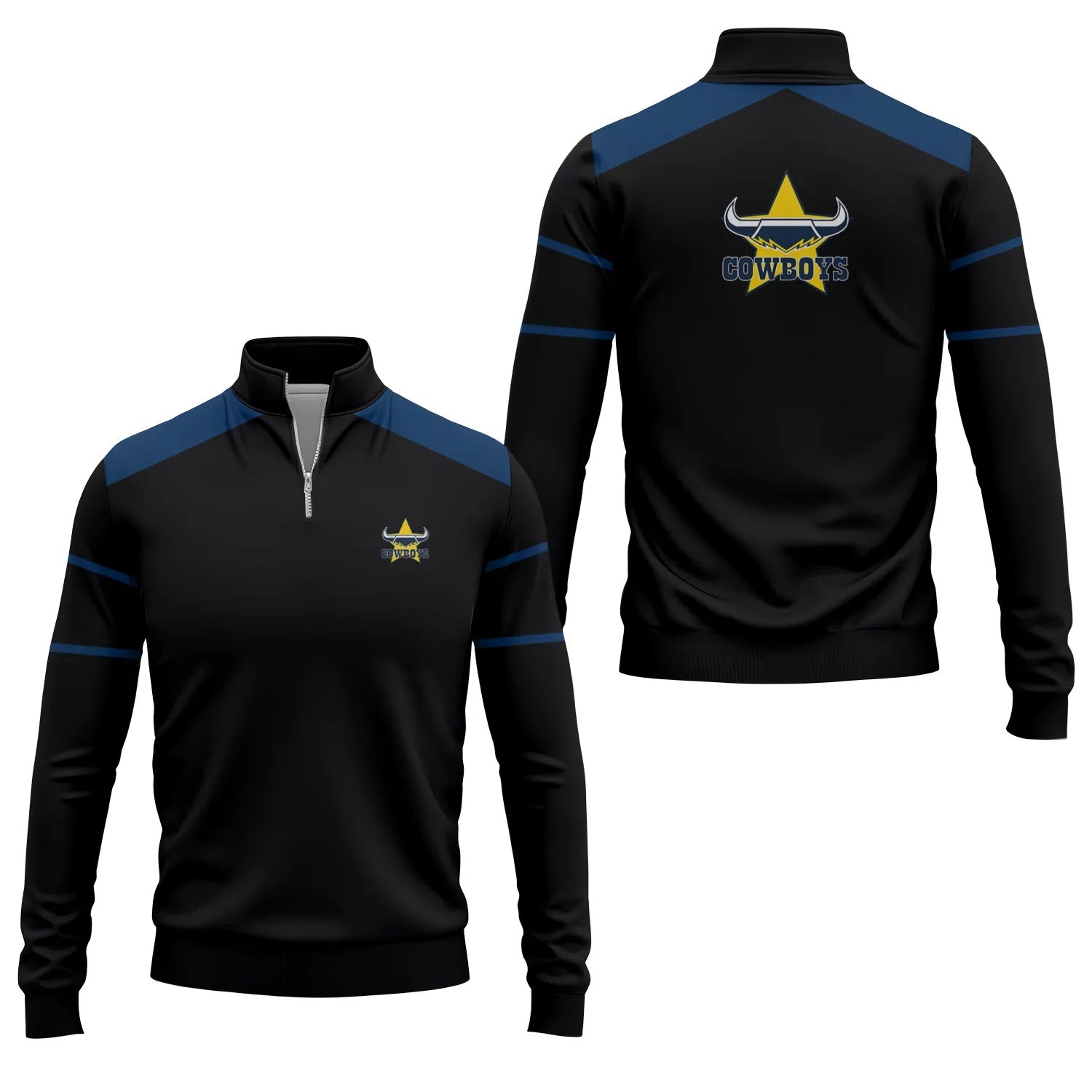 North Queensland Cowboys Quarter-zip Pullover SC041
