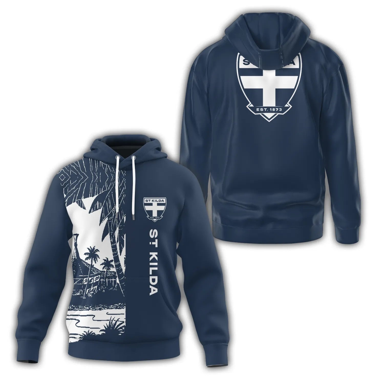 St Kilda Saints Hoodie SHW031