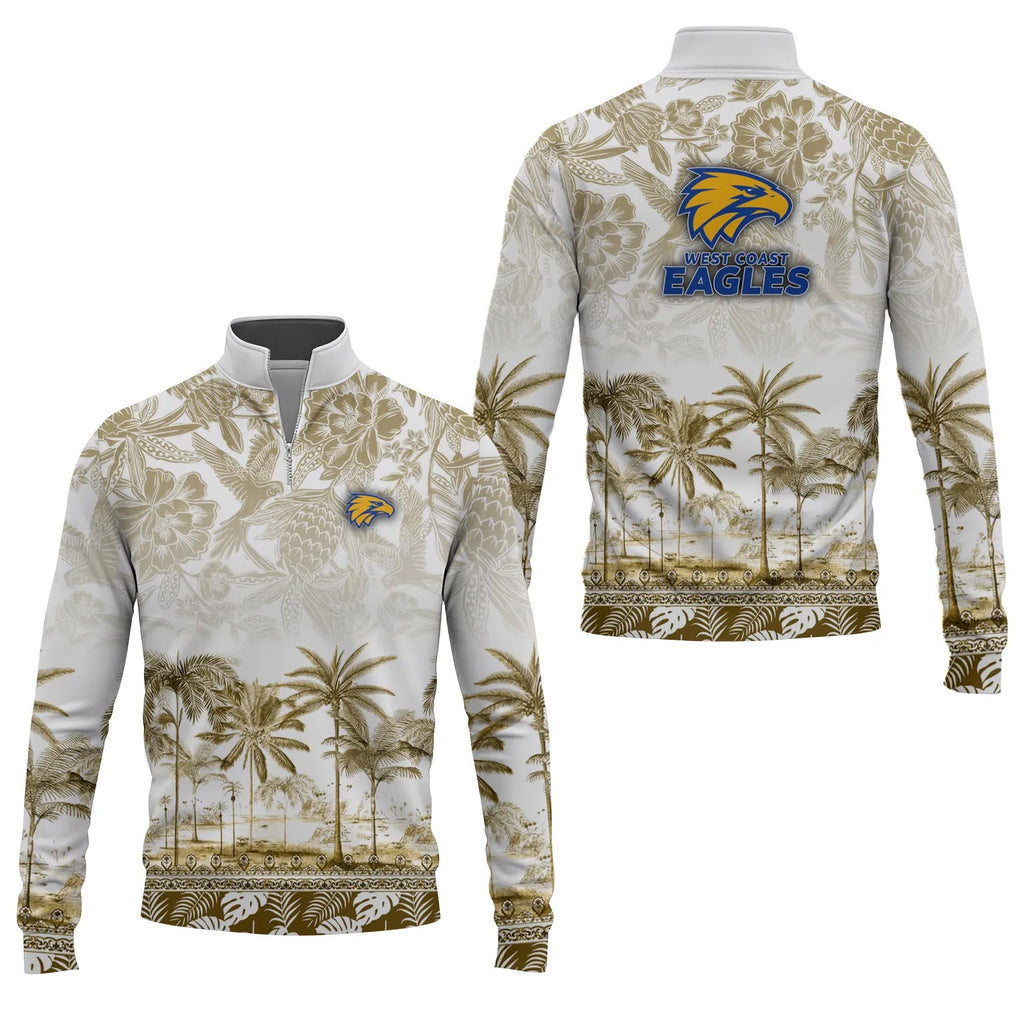 West Coast Eagles Quarter-zip Pullover SC045