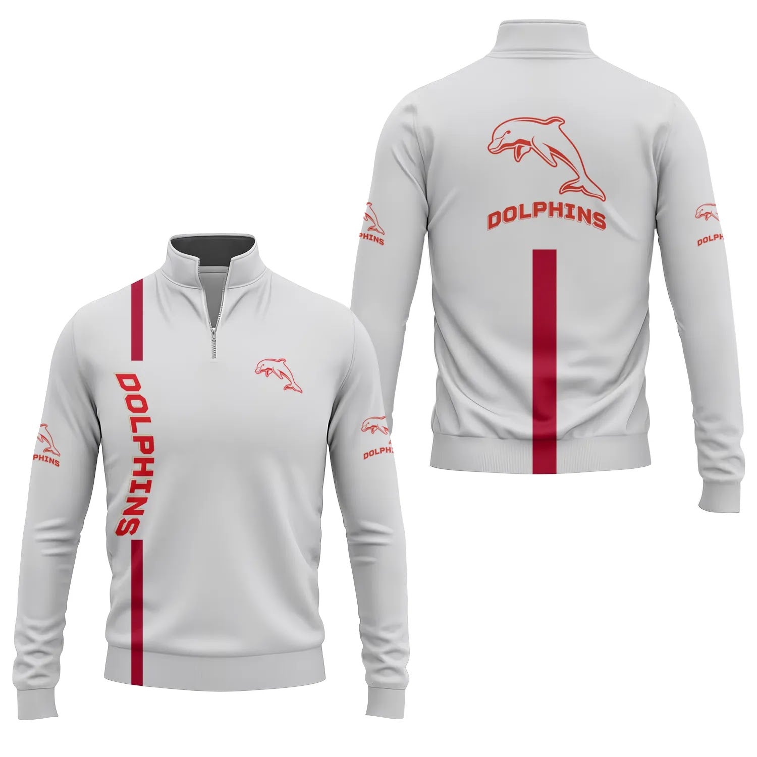 Dolphins Quarter-zip Pullover SC005