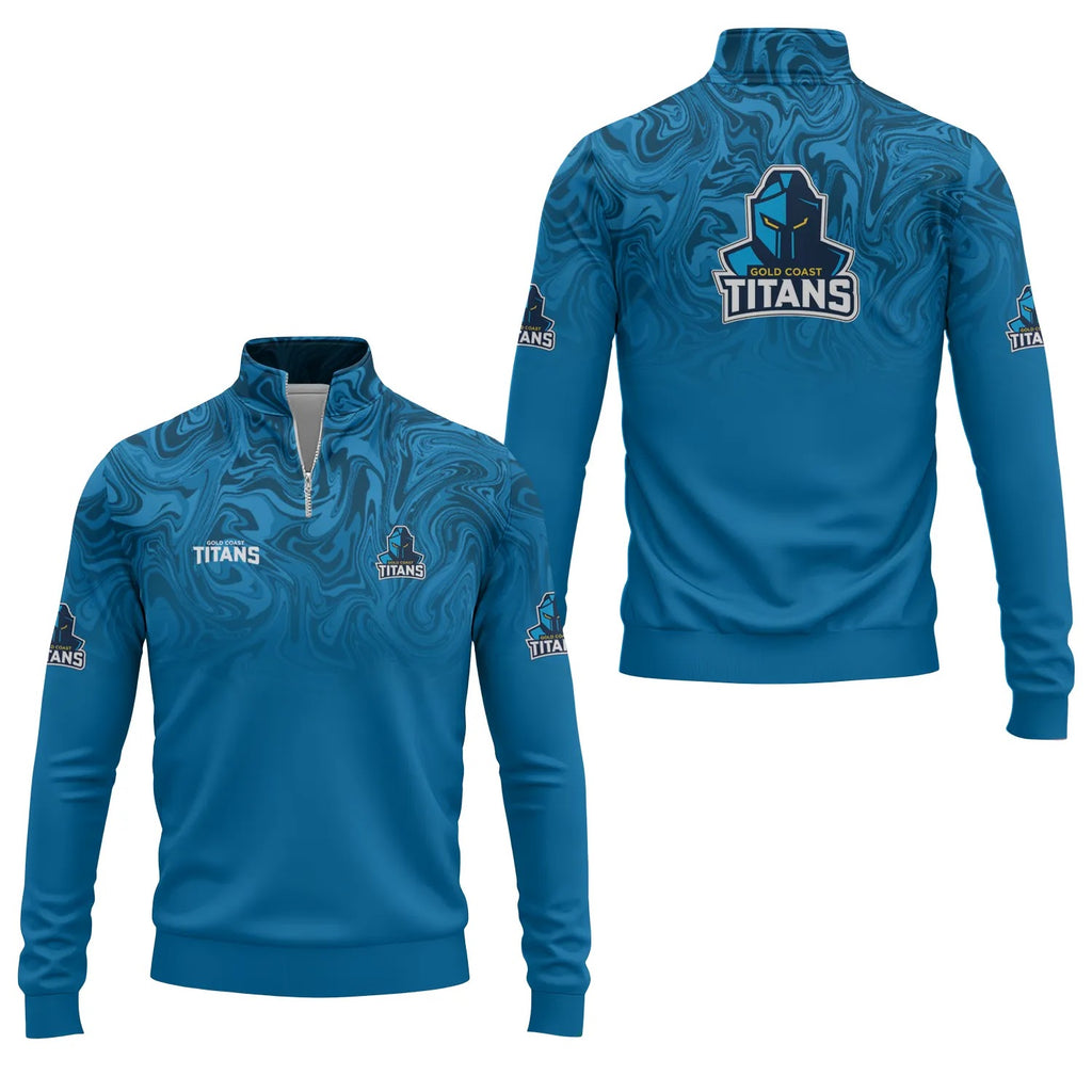 Gold Coast Titans Quarter-zip Pullover SC091