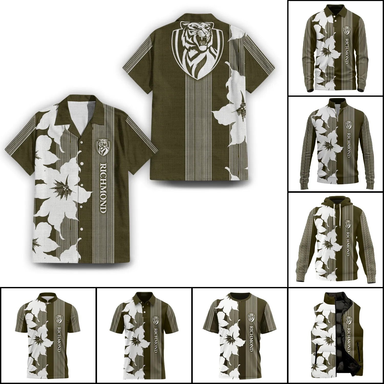 Richmond Tigers Apparels SHW039