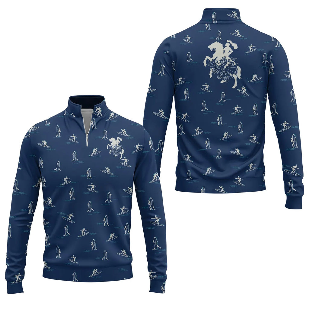 St George Illawarra Dragons Quarter-zip Pullover SHW011