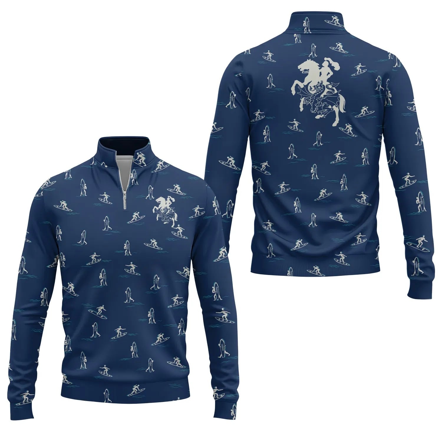 St George Illawarra Dragons Quarter-zip Pullover SHW011